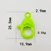 Plastic heart-shaped lobster hook, plush toy hook, keychain, light bulb hook Item Picture